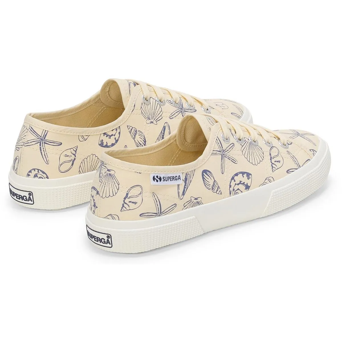 Superga 3750 Seashells Print Trainer Beige