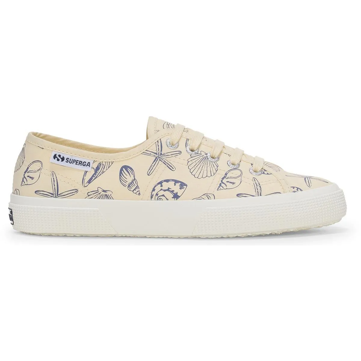 Superga 3750 Seashells Print Trainer Beige