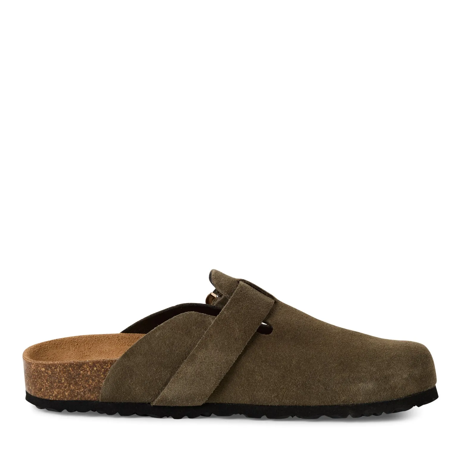 TAMARIS - 27600-722 FLAT TOE-IN MULE - OLIVE