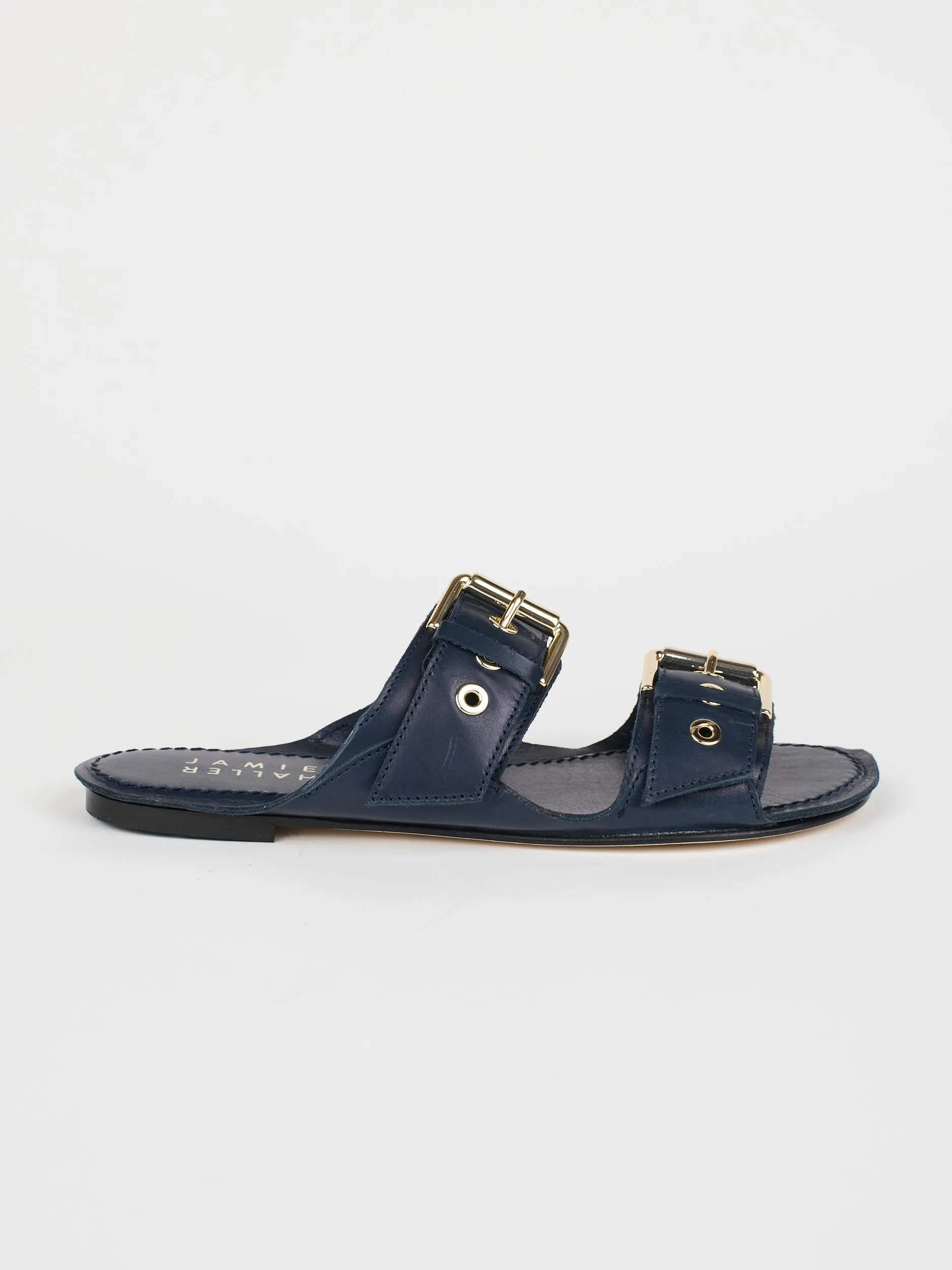 The Double Buckle Slide in Navy