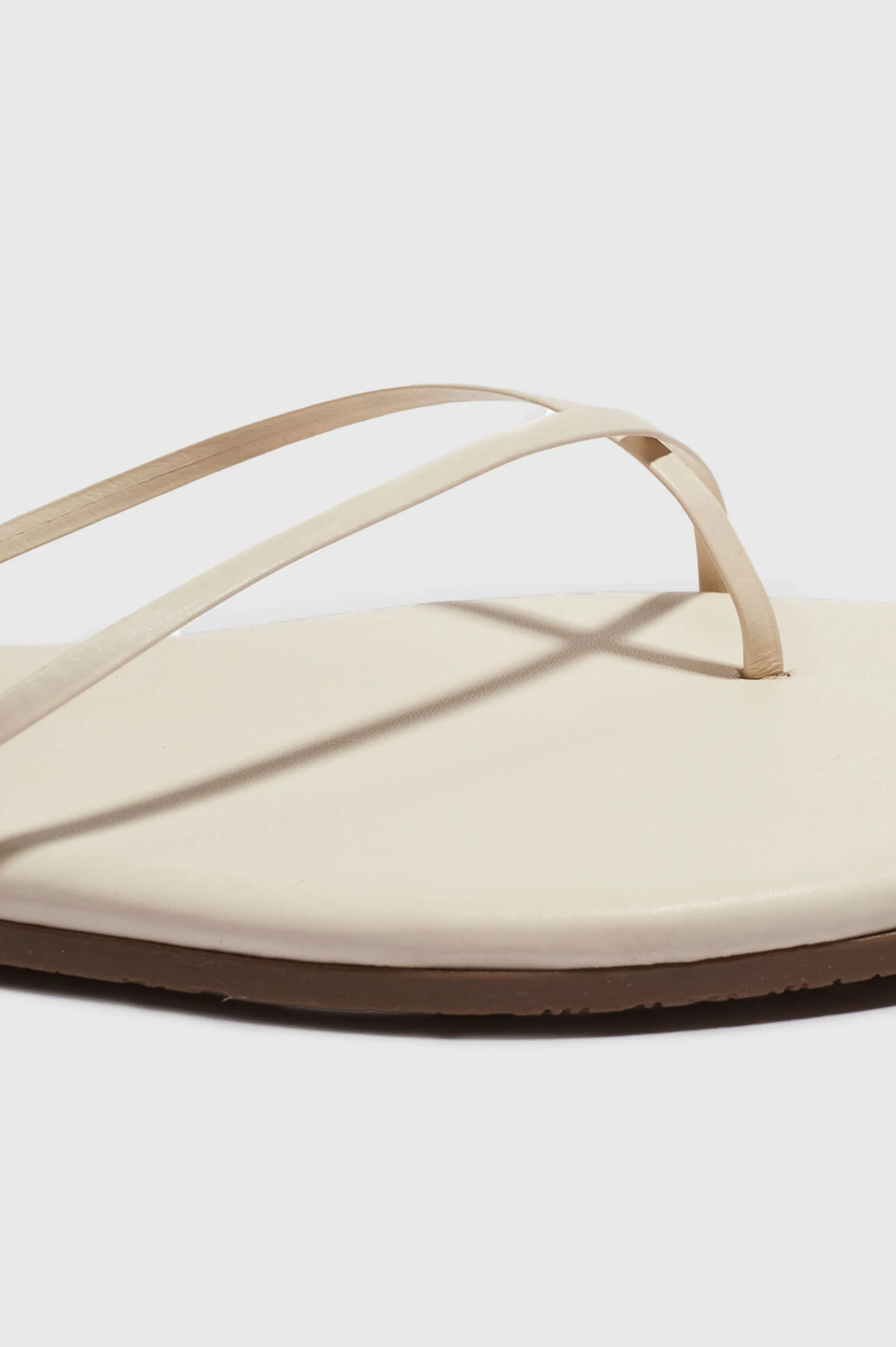 TKEES SQUARE TOE MILLIE SANDAL - CREAM