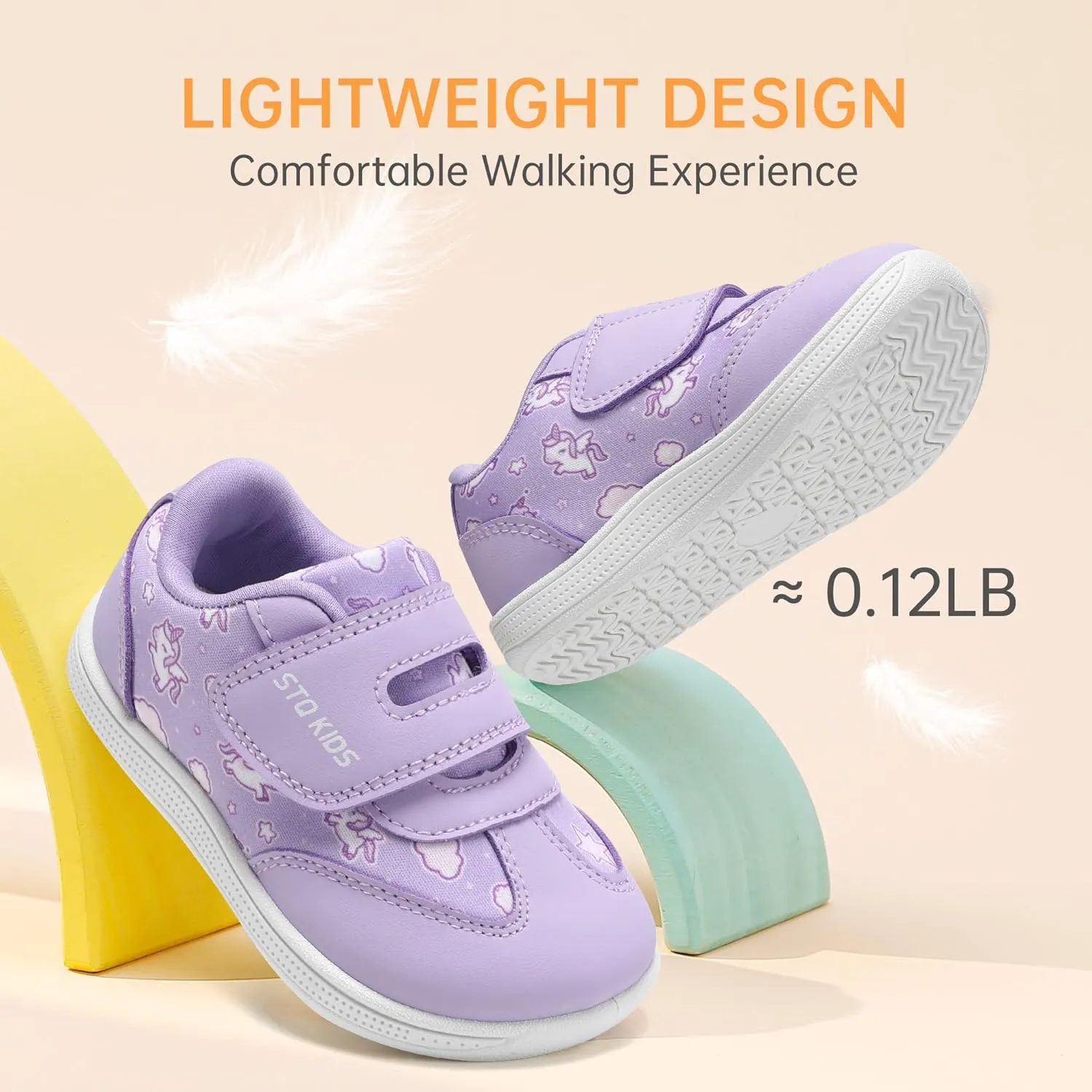 Toddler Wide Toe Box Shoes: Boys Barefoot Shoe Girl Sneakers Little Kids Tennis Non-Slip Zero Drop First Walking Breathable Running Athletic School Gym Sneaker