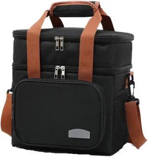 Tote Lunch Bag Portable Lunch Bag Multifunctional Tote Lunch Bag Lunch Bag Easy to Clean Suitable for Work Student Outdoor and So On(Navy)