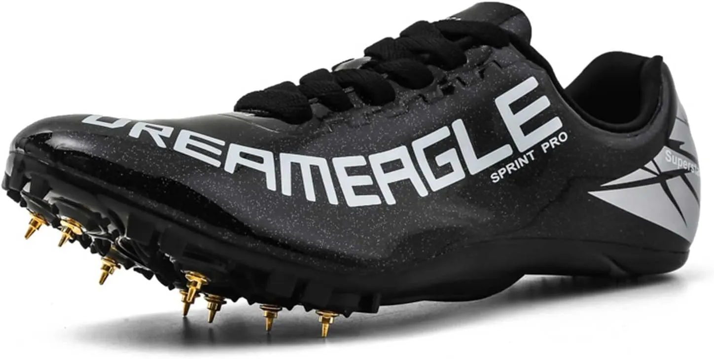 Track Shoes Spikes Mens Womens Mesh Breathable Athletics Sprint Racing Running Nail Sneaker Track and Field Shoes Boys Girls