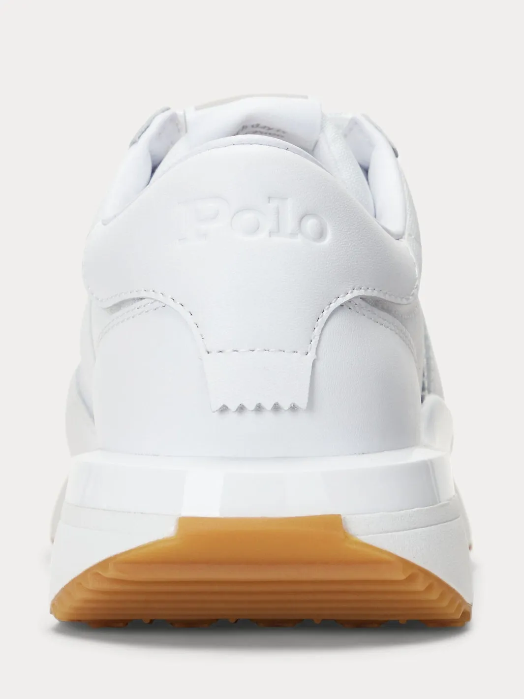 TRAIN 89 LEATHER AND OXFORD SNEAKER Hvit