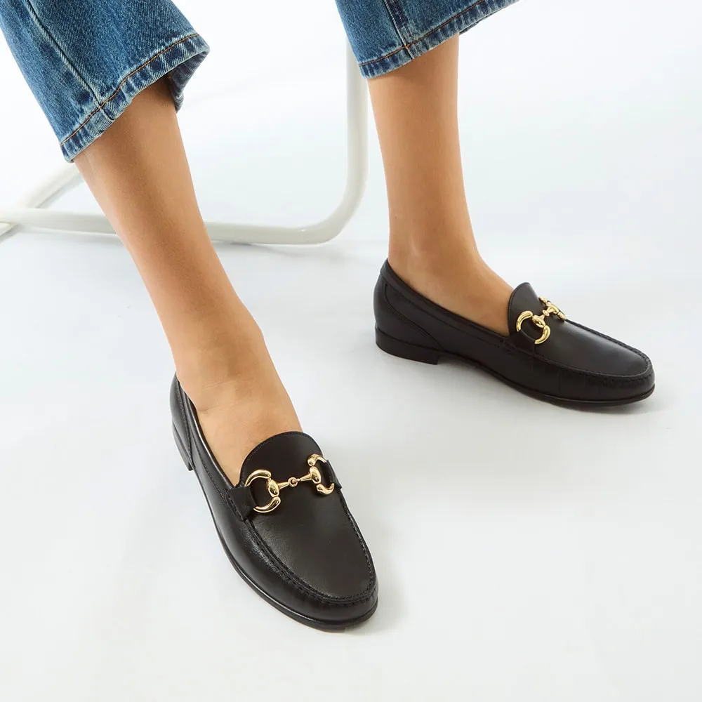 Tuscany Loafer in Black Leather