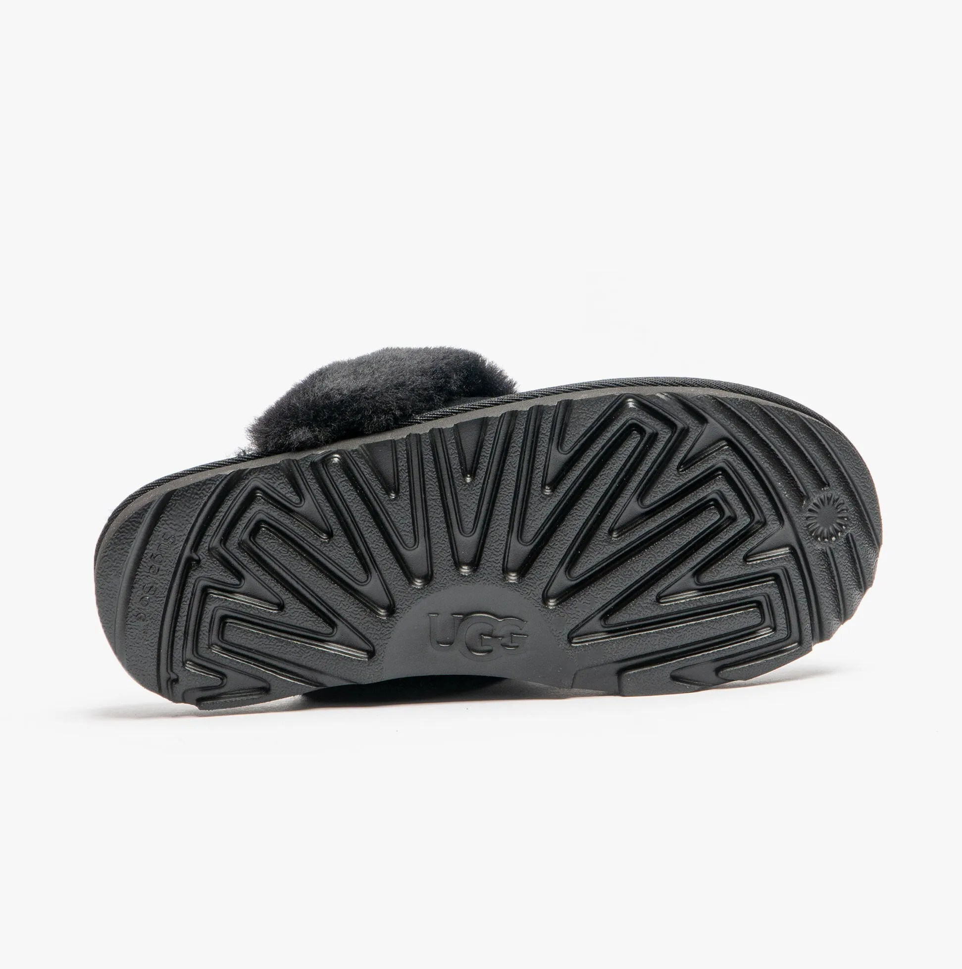 UGG COZY II Unisex Kids Suede Slippers Black