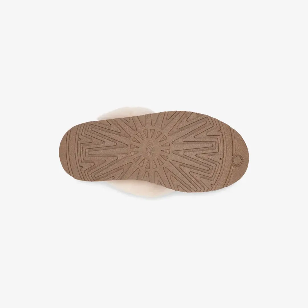 UGG FUNKETTE Kids Slippers Chestnut