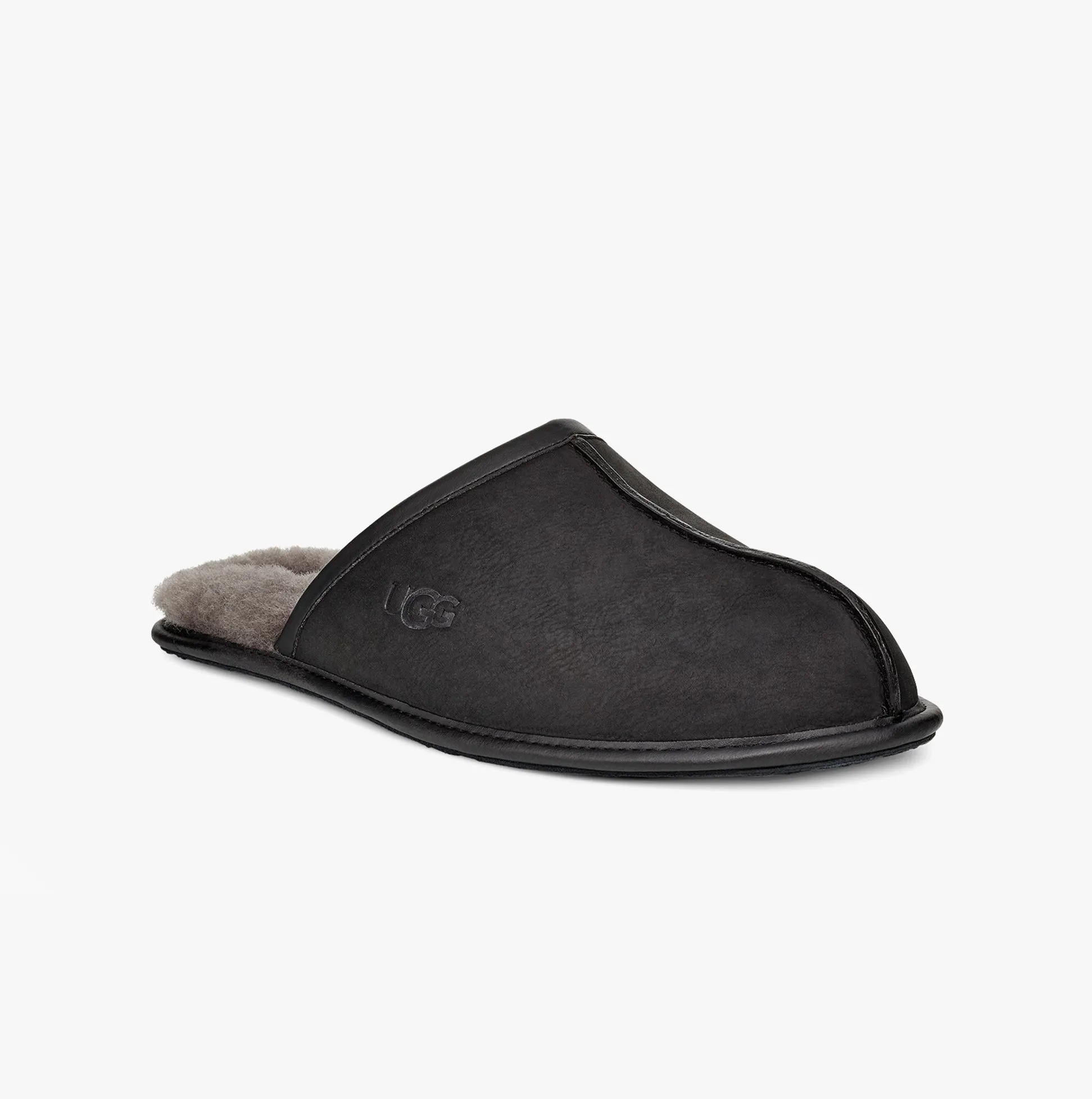 UGG SCUFF Mens Slippers Black
