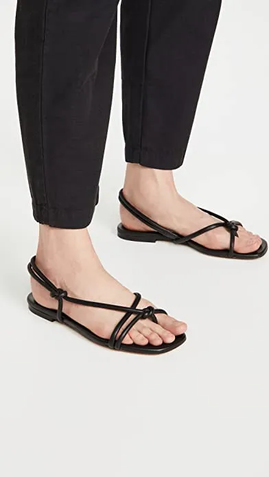 Vince Women's Doyle Sandals, Black, 9 Medium US