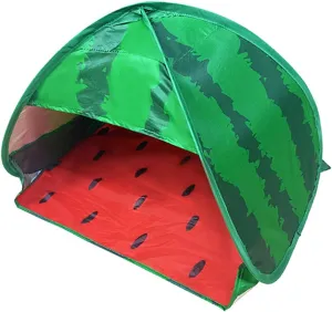 Watermelon Style Sun Shade Shelter, Easy PopUp Instant Beach Tent Portable AntiUV Sunshade Pet Tent for Beach Camping Picnic Hiking Outdoor (Color : L)