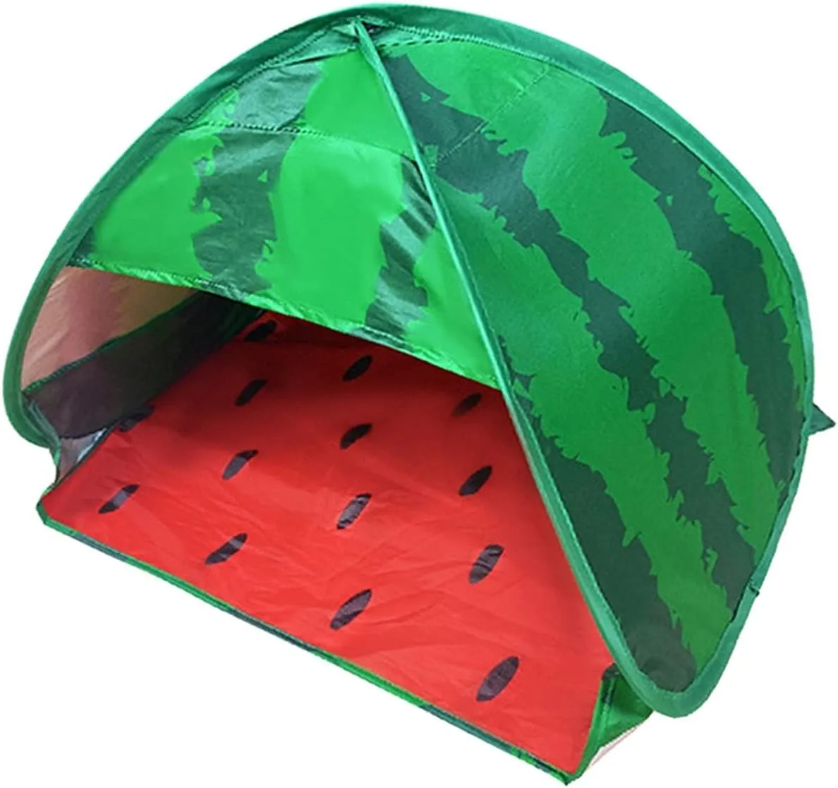 Watermelon Style Sun Shade Shelter, Easy PopUp Instant Beach Tent Portable AntiUV Sunshade Pet Tent for Beach Camping Picnic Hiking Outdoor (Color : L)