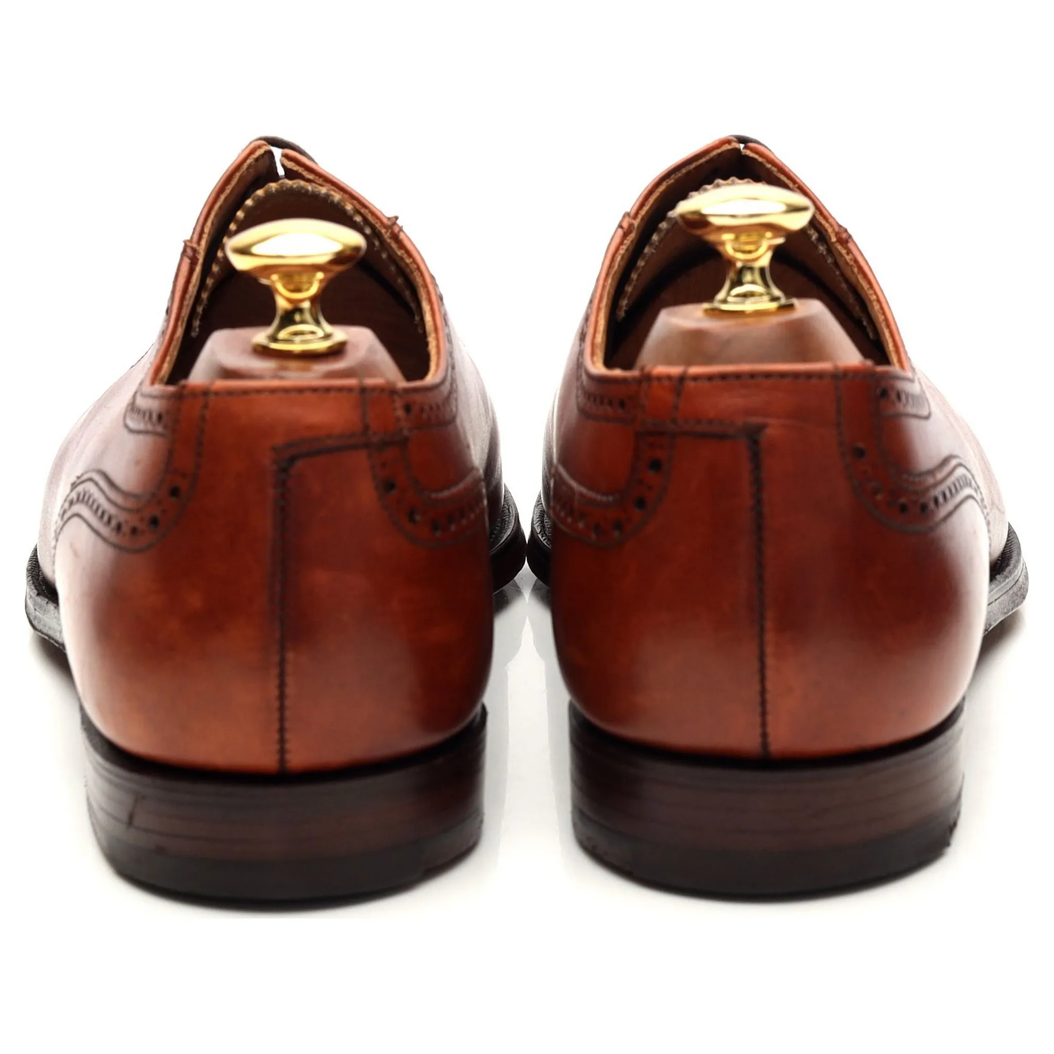 'Westbourne' Tan Brown Leather Oxford UK 9 E