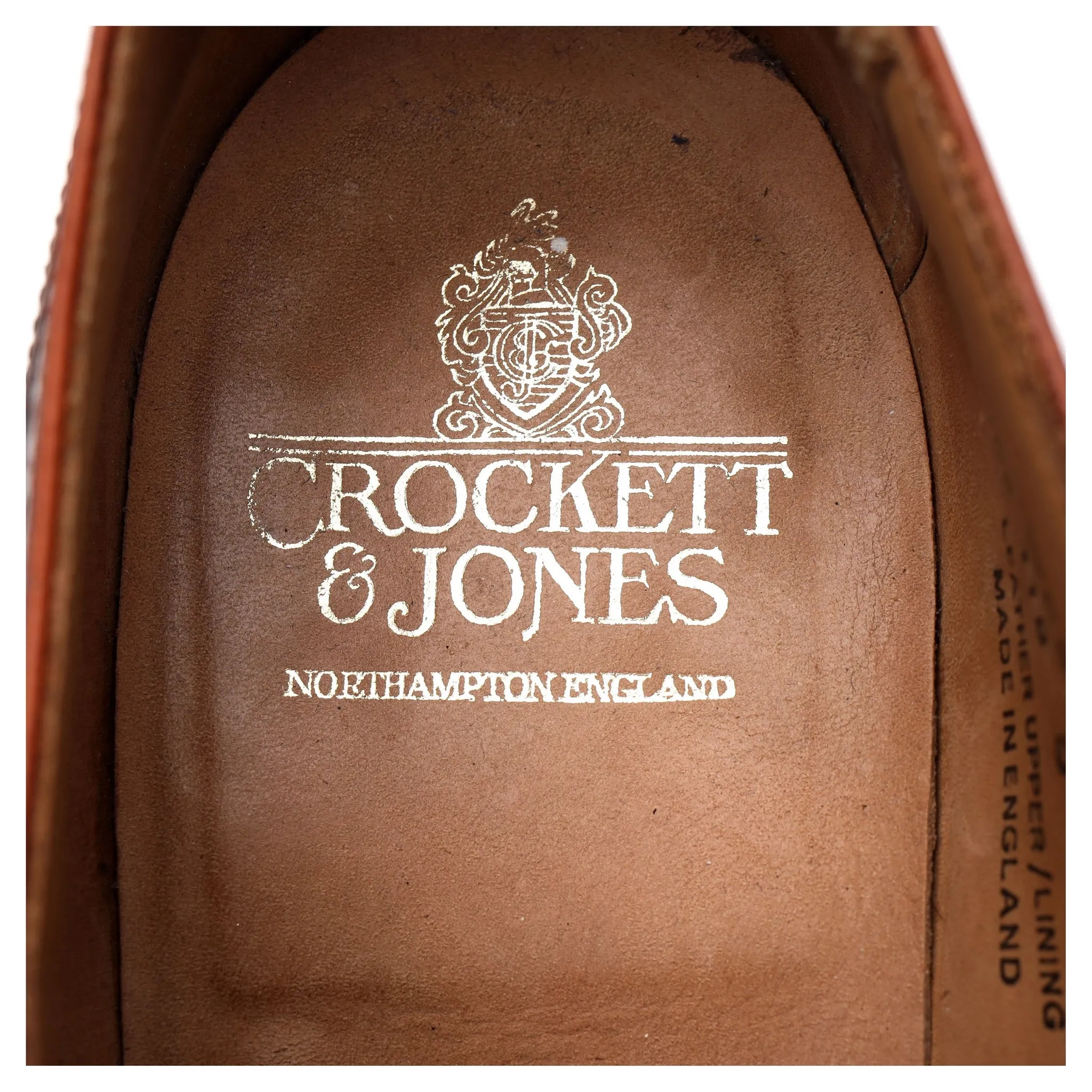 'Westbourne' Tan Brown Leather Oxford UK 9 E