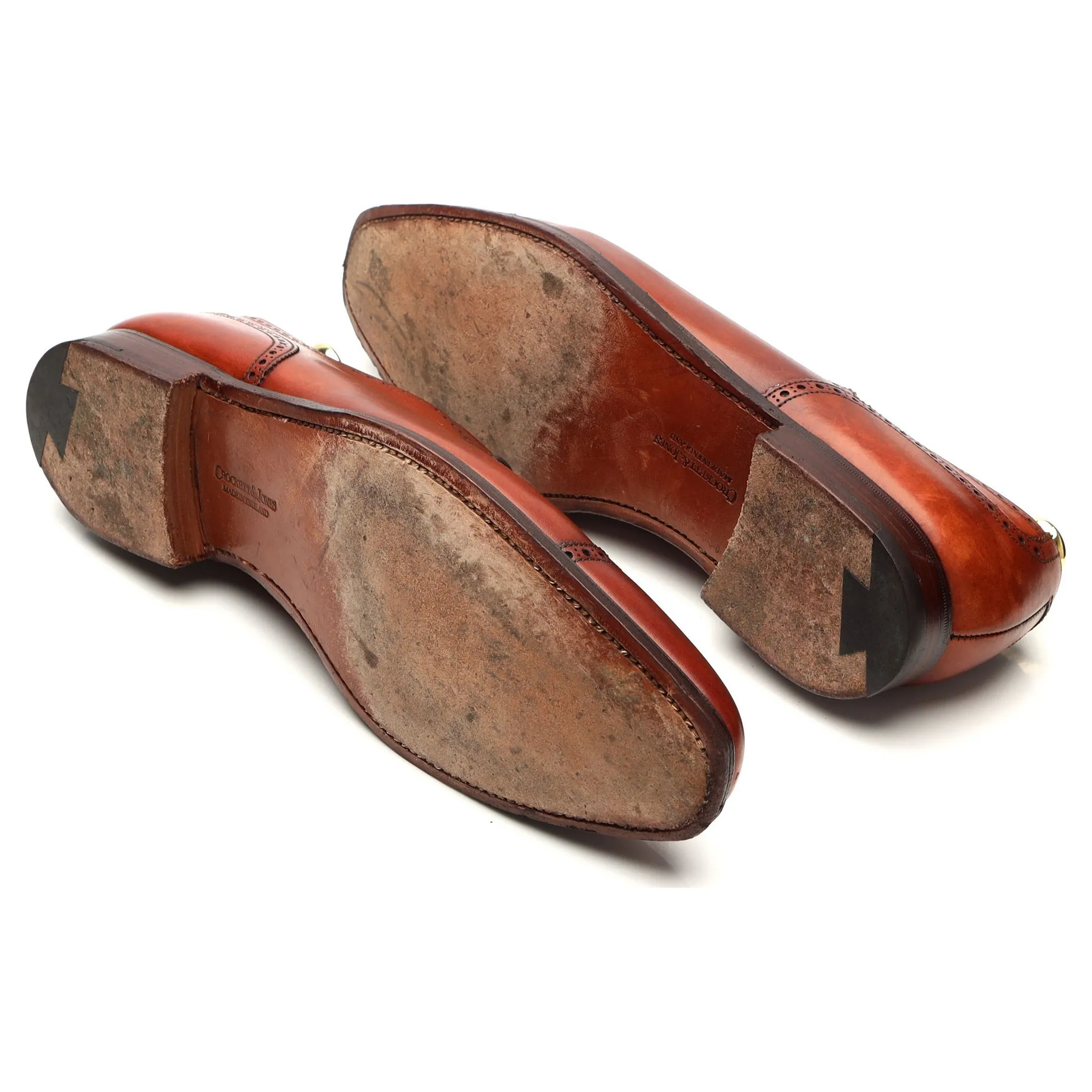 'Westbourne' Tan Brown Leather Oxford UK 9 E