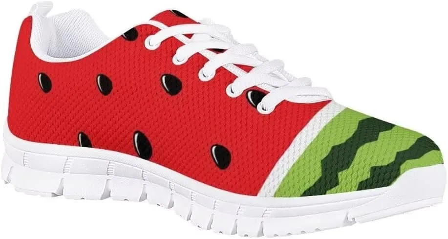 Women Floral/Leopard Print Running Sneaker Lightweight Walking Jogging Sports Shoes