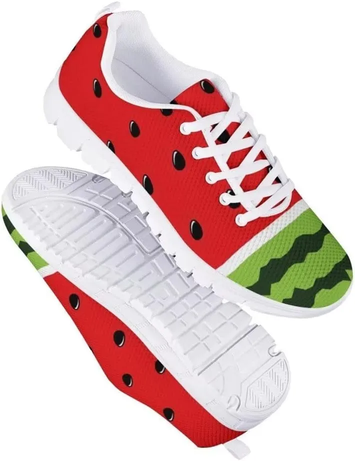 Women Floral/Leopard Print Running Sneaker Lightweight Walking Jogging Sports Shoes