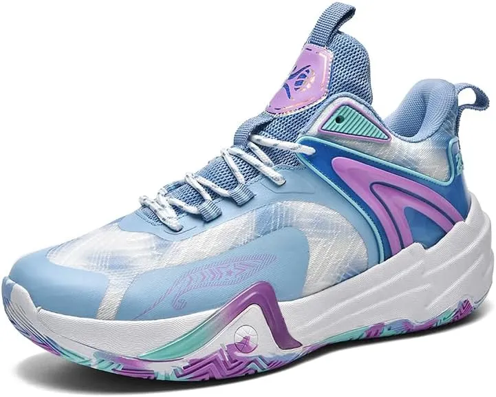 Women Mens Basketball Shoes Fashion Unisex Sport Shoes Breathable Non-Slip Outdoor Casual Lightweight Athletic Walking Running Sport Volleyball Shoes