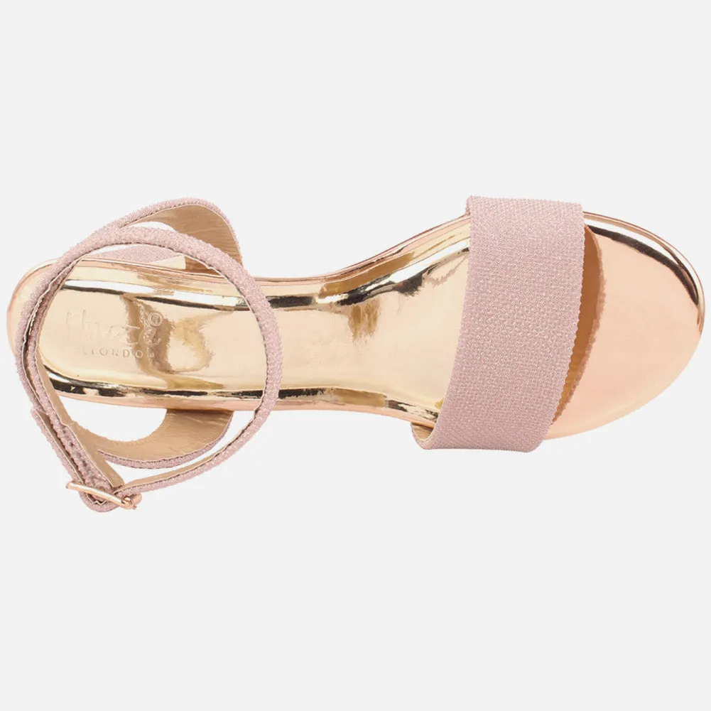 Women "Susan" Block Heel Adjusting Buckle Sandals