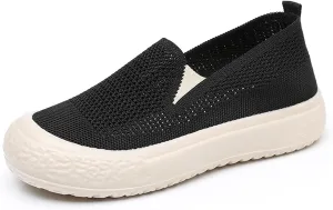 Women's Breathable Mesh Hollow Slip-On Loafers Comfortable Lightweight Casual Walking Shoes Summer Outdoor Non-Slip Versatile Fisherman's Shoes
