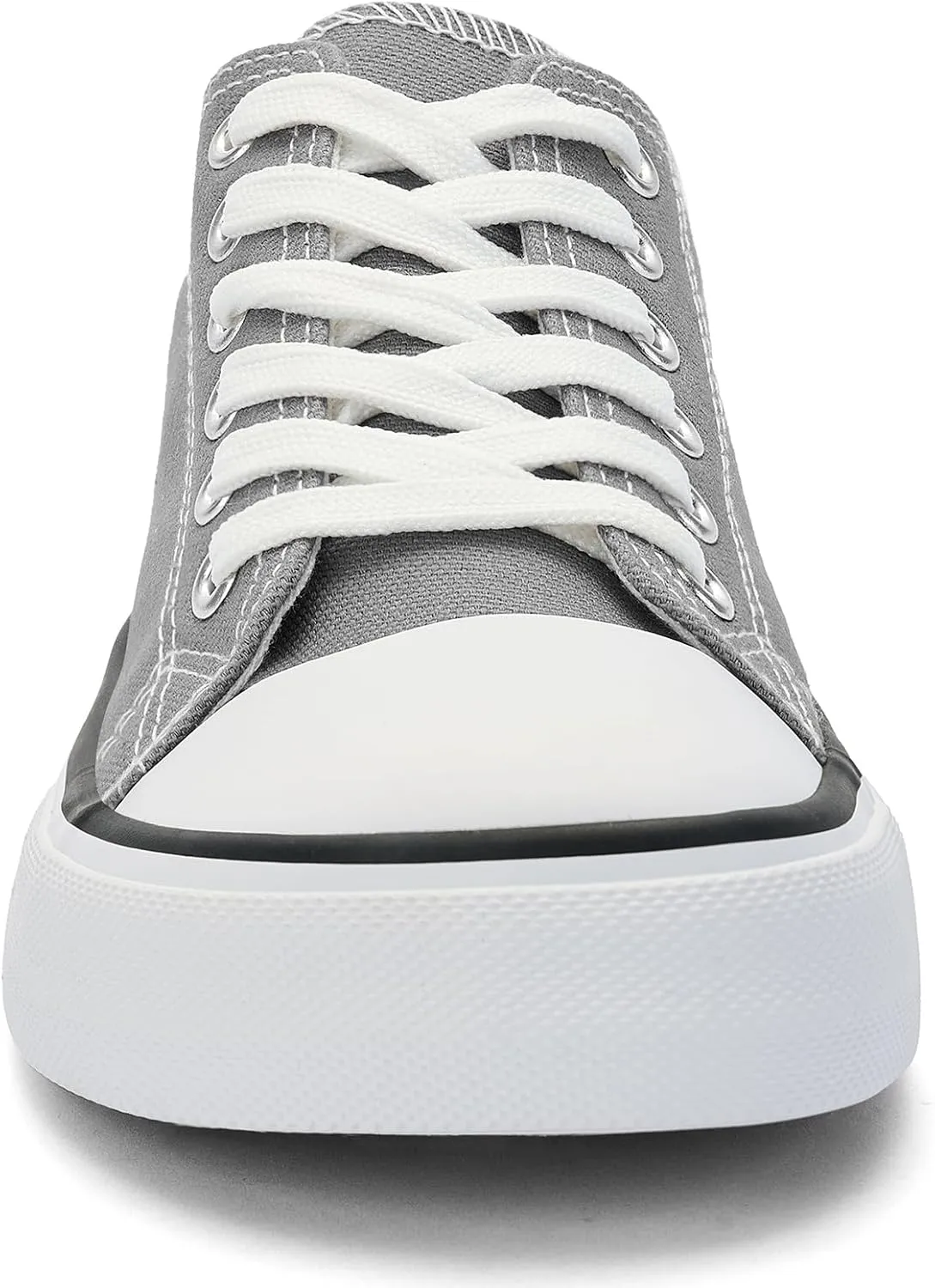 Women's Canvas Tennis Casual Walking for Women Fashion Sneaker Wide Toe Shoes