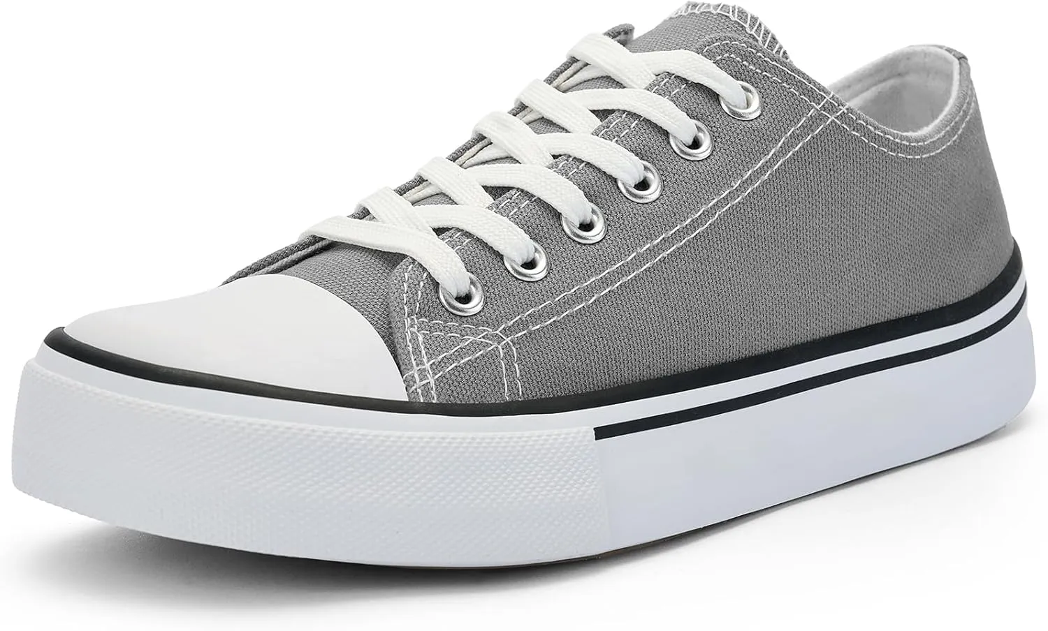 Women's Canvas Tennis Casual Walking for Women Fashion Sneaker Wide Toe Shoes