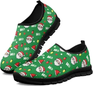Women's Christmas Sneaker Casual Low Top Shoes Slip On Lightweight Non-Slip Holiday Walking Sneaker for Women US 5.5-11.5