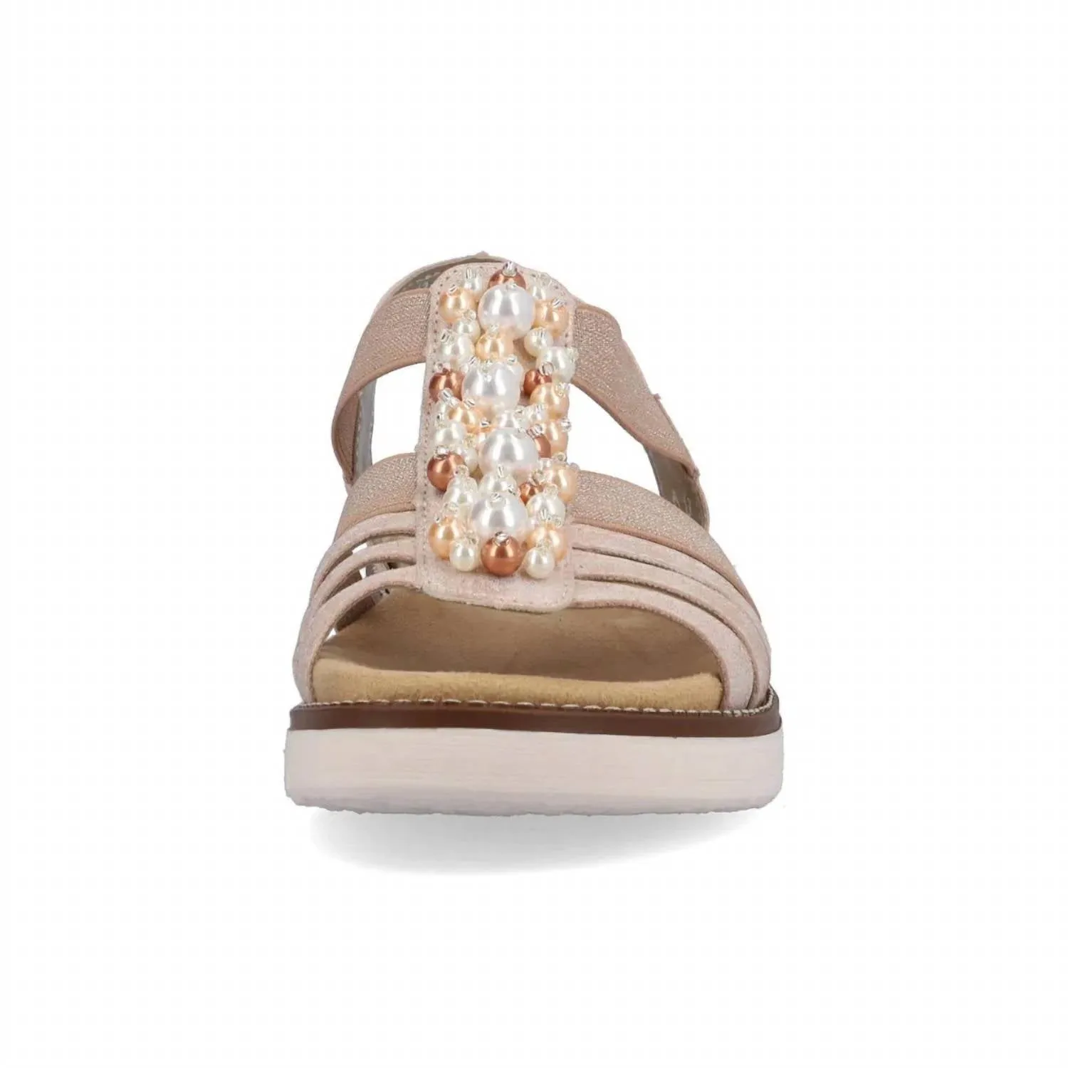 Women's Jocelyn 47 Leather Sandal In Rose Gold