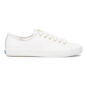 Women's Kickstart leather White/Gold