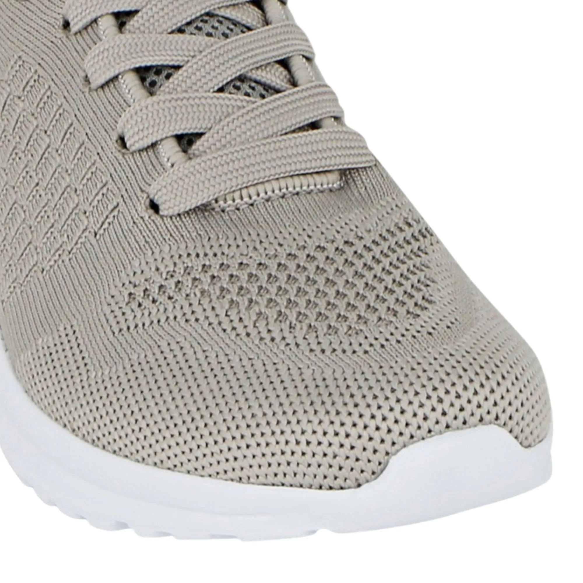 Womens Lightning Bolt Kirsty Taupe Sneakers Lace Up Shoes