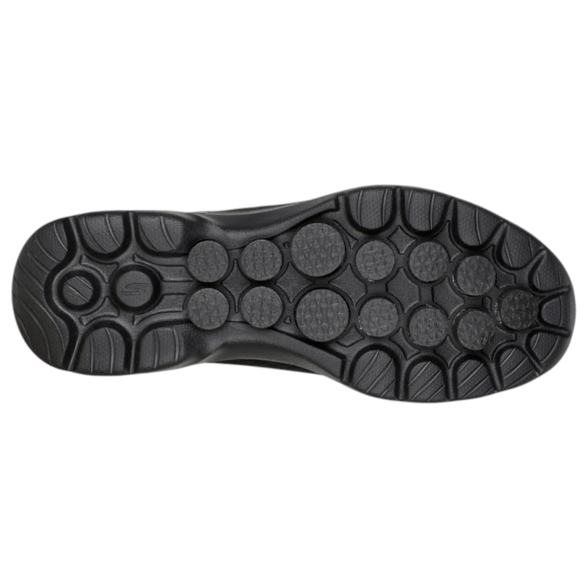 Womens Skechers Go Walk 6 - Big Splash Black/Black Walking Shoes
