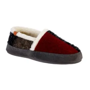 Women's Upcycled Meadow Moc Slipper with Cloud Cushion Comfort - Black Jam