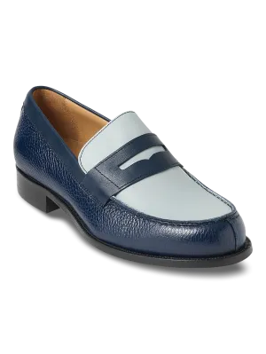 Wyatt Penny Loafer - Light Blue/blue