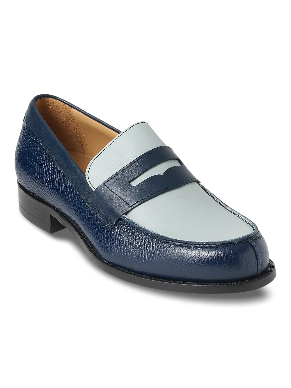 Wyatt Penny Loafer - Light Blue/blue