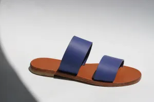 Yves - Camel Sole - Two-Strap Sandals